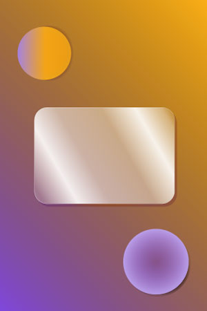 Vorlage mit lila-gelb Verlauf und leerem Textfeld