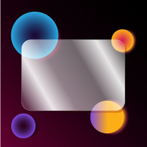 abstraktes Template mit leerem Textfeld